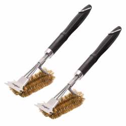 🔥 Grillfürst 2X Premium Grillbürste mit Messing Borsten, 45 cm - Top-Angebot! 🔥 Angebot bei HelloDeals