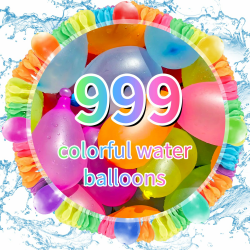 MEGABOMBE: 999 Stück Wasserbomben Set 🎈💦 Angebot bei HelloDeals