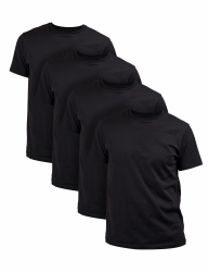 👕 Basic Treasure 4-Pack T-Shirts für Herren 100% Baumwolle | M, L, XL, 2XL, 3XL Angebot bei HelloDeals