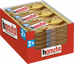 Angebot: Hanuta 18x44g 🍫🌰 - Haselnuss-Schnitten mit knusprigen Waffeln Angebot bei HelloDeals