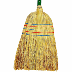 Peggy Perfect - Hochwertiger Strohbesen mit extra dickem Reisstrohbesatz 🌿🧹 Angebot bei HelloDeals