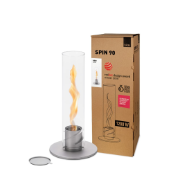 🔥 HÖFATS SPIN 90 Grau - Tischkamin für Indoor und Outdoor 🔥 Angebot bei HelloDeals