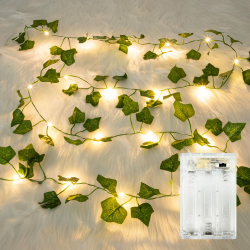 🌟 Romantische LED Lichterkette Efeu Künstlich 🌿 Angebot bei HelloDeals