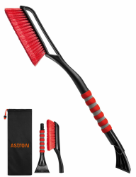 🚗 AstroAI Eiskratzer Auto mit Besen Schneebesen Abnehmbarer 68CM Lang 🚗 Angebot bei HelloDeals