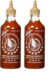 FLYING GOOSE Sriracha scharfe Chilisauce mit extra Knoblauch - 2er Pack Angebot bei HelloDeals