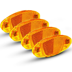 🚴‍♂️ BÜCHEL Speichen Katzenaugen - [4er Set] StVZO zugelassen & bruchsicher 🚴‍♀️ Angebot bei HelloDeals