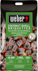 🔥 Weber Grill-Briketts aus Kokosnussschalen (8kg Sack) 🔥 Angebot bei HelloDeals