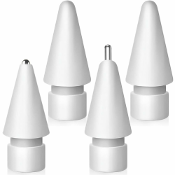 🍎 4 Stück Verbesserte Spitze Kompatibel mit Apple Pencil - Hochempfindliche Pencil Tips Set 🖊️ Angebot bei HelloDeals