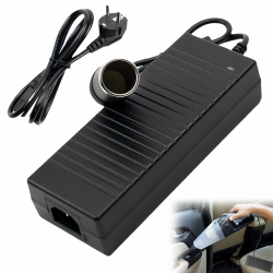 🚗 15A KFZ Netzadapter Schwarz: Spannungswandler 220V auf 12V Angebot bei HelloDeals