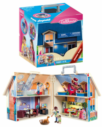 🏠 PLAYMOBIL Mitnehm-Puppenhaus | Spielzeug für Kinder ab 4 Jahren 🎉 Angebot bei HelloDeals