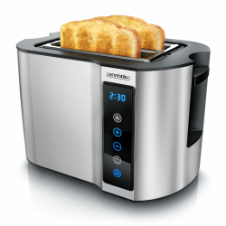 Arendo - Touch Toaster 2 Scheiben Edelstahl 🍞🔥 Angebot bei HelloDeals