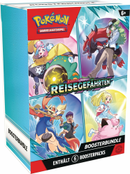Pokémon-Sammelkartenspiel: Boosterbundle Karmesin & Purpur – Reisegefährten 🃏🔴 Angebot bei HelloDeals
