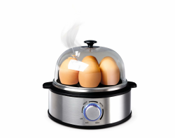 Linsar Eierkocher Edelstahl für 1 bis 7 Eier 🥚🍳 - Egg Cooker 420 W Angebot bei HelloDeals