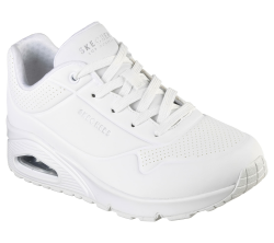 👟 Super Deal: Skechers Damen UNO Stand On Air Sneakers 38 EU Weiß 👟 Angebot bei HelloDeals