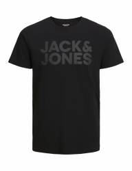 🔥 Super Angebot! JACK & JONES Herren Jjecorp Logo Tee Ss O-Neck Noos T-Shirt L Schwarz 🖤 Angebot bei HelloDeals