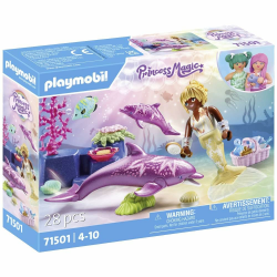 🧜‍♀️🐬 PLAYMOBIL Princess Magic 71501 Meerjungfrau mit Delfinen 🐬🧜‍♀️ Angebot bei HelloDeals