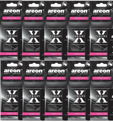 AREON X Auto Lufterfrischer Bubble Gum Duft Autoduft Kaugummi Schwarz Aufhänger Anhänger Spiegel Pappe 2D (Bubblegum Set Pack x 10) 🚗🍬 Angebot bei HelloDeals