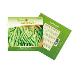 Buschbohnen Saxa Samen - Phaseolus vulgaris - Bohnensamen - Gemüsesamen - Saatgut für 50 Pflanzen Angebot bei HelloDeals