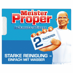 🌟 Mega Deal: Meister Proper Schmutzradierer Original, Radierschwamm für strahlende Oberflächen, 2er Pack 🌟 Angebot bei HelloDeals