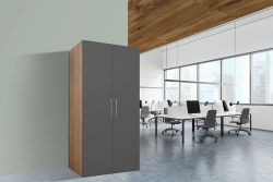 Respekta Küche Büroküche Miniküche Singleküche Eiche Grau Peter 104 cm ⭐️🍳 Angebot bei HelloDeals