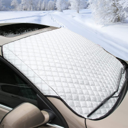 🚗 FREESOO Schneeschutz Auto Frontscheibe 147X100CM - Frostschutz Winter Angebot bei HelloDeals