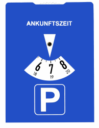 Parkscheibe StVO-konform mit Benzinrechner 🚗🕒 | Robuste Parkuhr aus Karton Angebot bei HelloDeals