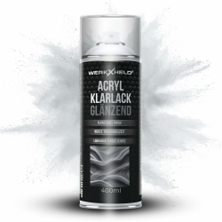 🎨 WerkXheld Klarlack Glänzend 400ml - Universeller Sprühlack für Metall, Holz, Glas und Kunststoff Angebot bei HelloDeals