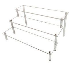 🌟 3 Tier Acryl Riser Display Regal Ständer für Amiibo Funko Pops Figuren 🌈 Angebot bei HelloDeals