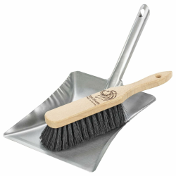 🌟 Peggy Perfect Kehrgarnitur Kehrset mit Buchenholz Handbesen und Metallschaufel 🌿 Angebot bei HelloDeals