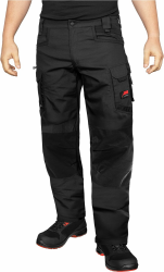 🔨👖 Constructor Herren-Arbeitshose lang - Männer-Arbeitshosen mit Stretch-Bund, Cargo- & Kniepolster-Taschen Angebot bei HelloDeals