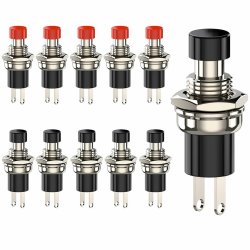 🔴🖤 Angebot! 10 Stücke Mini Taster Momentane Druckschalter Angebot bei HelloDeals