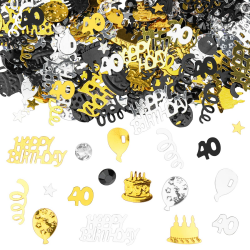 GoldRock Konfetti 40. Geburtstag Deko 🎉🎂 Angebot bei HelloDeals