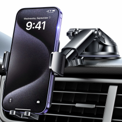 Handyhalterung Auto [Super Saugnapf] Universal 360° Drehbar kfz Armaturenbrett Halter für iPhone Android Smartphone 📱🚗 Angebot bei HelloDeals