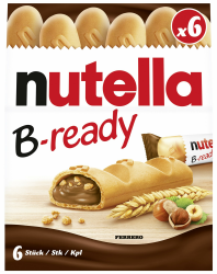 🌰 Ferrero Nutella B-ready - 1 Packung mit 6 Stück (132g) 🍫 Angebot bei HelloDeals