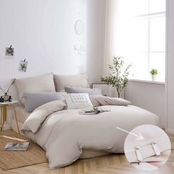 🌟 AYSW Bettwäsche aus gebürsteter Microfaser - 1 Bettbezug 200x200cm + 2 Kopfkissenbezug 80x80cm 🌙 Angebot bei HelloDeals