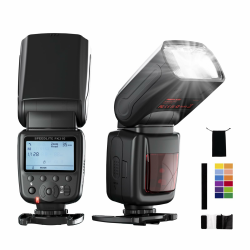 PHOTOOLEX FK310 LCD Blitz Flash Speedlite für Canon Nikon Sony Panasonic Olympus Pentax Fujifilm Sigma Minolta und Andere Digital SLR Film SLR Kameras und Digital Kameras mit Single-Kontakt Hot-Schuh 📸💥 Angebot bei HelloDeals