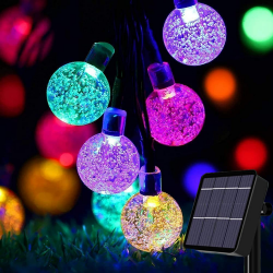 Solar Lichterkette Aussen 50LED - Wasserdicht & Flexibel 🌟 Angebot bei HelloDeals