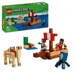 LEGO Minecraft Die Piratenschiffreise 🏴‍☠️ - Bauspielzeug für Abenteuerliebhaber! Angebot bei HelloDeals