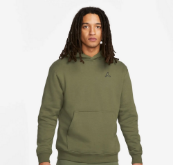 JORDAN Essentials Men's Fleece Pullover Hoodie medium Olive [Gr. S]