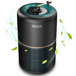 🌬️ AIRTOK Luftreiniger Allergiker mit Aromatherapiefunktion | HEPA Luftfilter Angebot bei HelloDeals