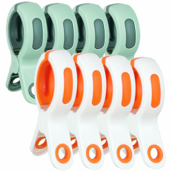 🏖️ 8 Stück Große Handtuchklammern für Strandliegen | Winddicht Wäscheklammern | Badetuch Klammern Angebot bei HelloDeals