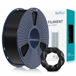 SUNLU PLA+ Filament 1.75mm, Stärker belastbar, Neatly Wound, 1KG 3D Druck PLA+ Filament, Schwarz 1000g Angebot bei HelloDeals