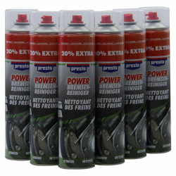🔥 Mega Angebot! Bremsenreiniger 6X 600ml Presto Power Teilereiniger Acetonfrei 600 ml Spraydose Angebot bei HelloDeals