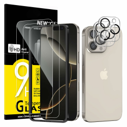 📱🔒 Schutzglas und Kamera Schutz für iPhone 16 Pro - 2 Stücke Angebot bei HelloDeals