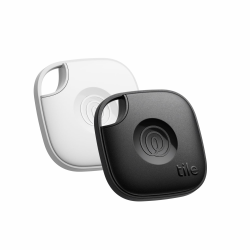 🔑📱 Tile by Life360 Mate (2024) – Bluetooth-Tracker, Schlüssel- und Gegenstandsfinder 2er-Pack (Schwarz/Weiß) Angebot bei HelloDeals