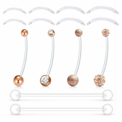 Mayhoop 14G Schwangerschaftspiercing Bauchnabelpiercing 😍🤰 Angebot bei HelloDeals
