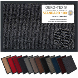 Fußmatte Anthrazit-Schwarz 40x60 cm 🏡💦 Angebot bei HelloDeals