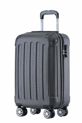 🧳🔒 BEIBYE Hartschalen-Koffer Trolley Rollkoffer Set mit 4 Rollen (Schwarz, M) 🧳🔒 Angebot bei HelloDeals