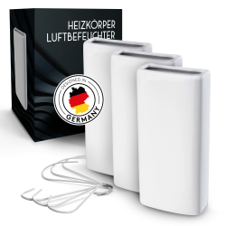 🔥 FALKENWERK Keramik Heizkörper Luftbefeuchter [3 Stück] - Universelle Luftbefeuchter Angebot bei HelloDeals