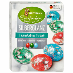 🥚🌟 Eierfarben HEITMANN HTM Silberglanz - Ostern wird funkelnd! 🐰🌷 Angebot bei HelloDeals